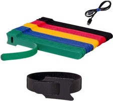 100 bridas reutilizables de 6 pulgadas para cables, organizadores de cables picture