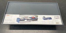 Poppin Monitor Riser Computer Stand Gray 21” X 10” X 4” 60 Lb Capacity New picture