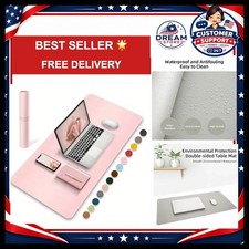 1 Pcs Large Size 600*300mm Office Desk Protector Mat PU Leather Waterproof Mouse picture