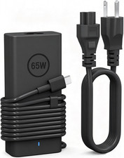65W Power Supply USB C for Dell Pro 14 PC14250 Pro 16 PC16250 picture