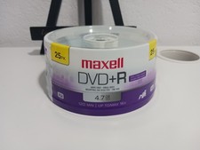New Maxell 639011 DVD Recordable Media - DVD+R - 16x - 4.70 GB - 25 Pack Spindle picture