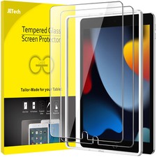 JETech Screen Protector for iPad (10.2-Inch, 2021/2020/2019 Model), 2-Pack picture