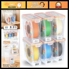 Airtight Filament Storage Box with Temp & Humidity Monitor for 1KG 3D Printer Fi picture