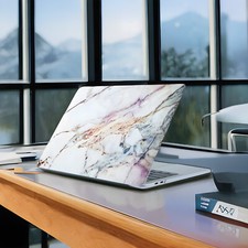 White Pink Marble MacBook Pro 13