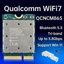 QCNCM865 M.2 Key E WiFi 7 Card BT5.3 Tri-Band 5800Mbps better BE200 WiFi Adapter picture