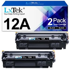 LxTek Compatible Toner Cartridge Replacement for HP 12A Q2612A Compatible wit... picture