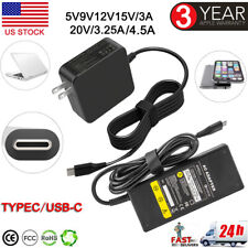 45~90W Type USB-C Super Fast Wall Charger AC adapter Laptop Power Supply Cable picture