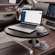 Updated 4way Base 2 Height Modes Car Laptop Desk, Car Desk for Laptop Rotatin... picture