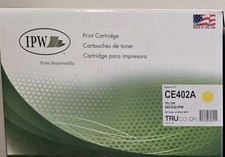 HP CE402A Yellow Replacement IPW Toner 545-E42-IPW M551, 500, MFP, M575 picture