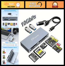 8-in-1 CFexpress Type B Card Reader Hub, 10Gbps Multi Memory Card Adapter for US picture