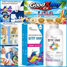 DTF Ink White 500ml Heat Transfer Ink Refill ET-8550 I3200 DTF Printers picture
