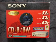 Sony 52x/32x/52x CD-R/RW Drive Windows XP -CRX230AD- NEW in BOX picture