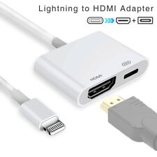 Digital Audio & 4K Video Adapter for iPhone/ iPad/ iPod on HD TV/Monitor/Project picture