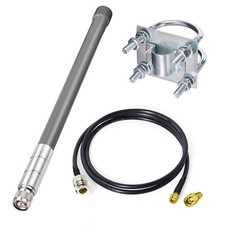 LoRa Gateway Antenna Outdoor Glass Fiber LoRaWan Antenna SMA/N Male 915MHz picture