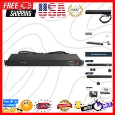 8 Outlet Horizontal 1U Rack Mount PDU Power Strip for Network Server Racks - ... picture