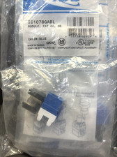 6- ICC IC1078GABL Cat6A High Density Module in Blue, Sealed ICC Packages picture