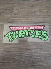 Teenage Mutant Ninja Turtles Retro Full Color Raised UV DTF Decals 7.25in Wide picture