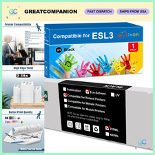 Black ECO-SOL ESL3 Ink Cartridge Replacement for Roland VersaStudio & SolJet Pri picture