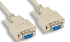 10FT 9 Pin DB9 Serial RS-232 Female to Female Straight Cable Shielded F-F picture