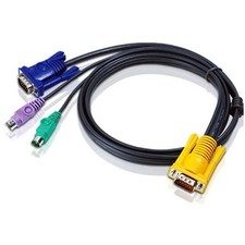 Aten 1.8M PS/2 KVM Cable with 3 in 1 SPHD picture