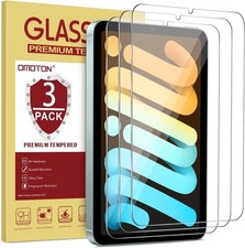 3-Pack Screen Protector for iPad Mini 7/6, HD Clarity, 9H+ Tempered Glass picture