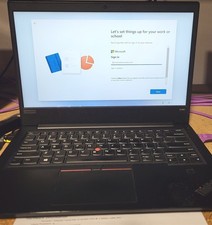 Scratched LCD Lenovo ThinkPad E480 Laptop Intel i5-8250U 1.6GHz 8GB 256GB SSD picture