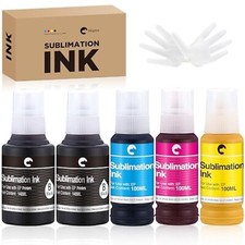 Hiipoo 580ML Sublimation Ink Refilled Bottlescompatible for ET2400 ET2720 ET2... picture