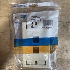 AMP Netconnect Almond 2-port Faceplates Fiber Optic picture