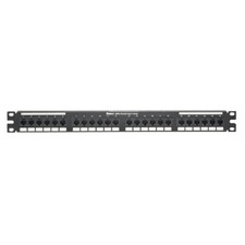 Panduit DP24688TGY Patch Panel, Cat 6, Rack Mt, 24 Port, Open Box picture