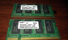 SAMSUNG 512MB (2X256MB) DDR PC2100 200-PIN LAPTOP MEMORY(M470L3224FT0-CB0)-10133 picture