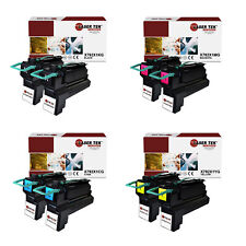 8Pk LTS X792X1KG X792X1CG X792X1MG X792X1YG HY Remanufactured for Lexmark X792 picture
