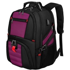 YOREPEK Travel Backpack, Extra Large 50L Laptop Backpacks for 17 inch, Purple  picture