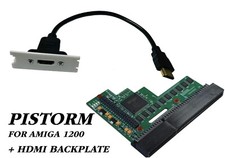 PiStorm32 Lite for Commodore Amiga 1200 + HDMI Back plate Pistorm A1200 picture