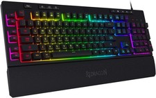 Redragon K512 Shiva RGB Backlit Membrane Gaming Keyboard with Multimedia Keys picture