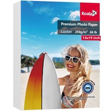 50 PCS Koala Premium Photo Paper 13x19 Inch Luster Inkjet Printer 66lb picture