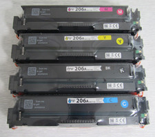 Bundle Set of 4 Smart Ink 206A Compatible Chipped Toner Cartridges For HP picture