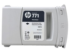 New Genuine HP 771 Matte Black Ink Cartridge [Introductory] picture