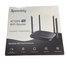 Speedefy WiFi Router for Home, AC1200 Gigabit Dual Band Computer Routers for Wir picture