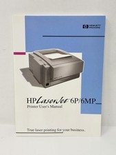 VTG 1997 Hewlett-Packard HP LaserJet 6P/6MP Printer User's Manual, 1st Ed., VGC picture
