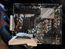 Defective/Working ASRock B450 Steel Legend Socket AM4 AMD Motherboard - Read picture