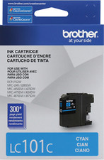 New Genuine Brother LC101 Cyan Ink Cartridge DCP-J152W, MFC-J245 picture