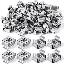 ElaraBerry 1032 Galvanized Cage Nuts 200 Pack, Zinc Plated Floating Design fo... picture