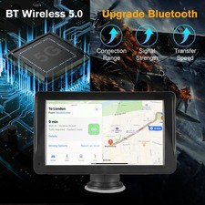 Portable Car Stereo Wireless CarPlay & Android Auto, Car Radio 7inches Touchscre picture