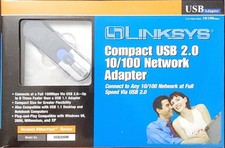 Linksys Compact USB 2.0 Network Adapter USB200M to Ethernet 10/100 Cisco system picture