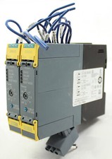 SIEMENS SIRIUS 2X 3RM1302-1AA04 FAIL-SAFE REVERSING STARTER w/ 3RM1910 ADAPTERS picture