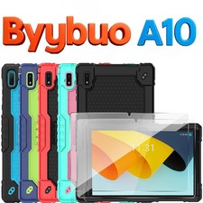 For BYYBUO A10 Tablet Shockproof Case with Stand & Screen Protector Cover picture
