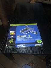 Linksys WKPC54G 54 Mbps 4-Port 10/100 Wireless G Router Notebook Network Card picture