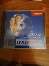 Lot Of 10 Imation DVD + RW  Video Photos Data 4X 2hr 2 5 Packs = 10 Disks picture