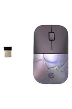 HP Z3700 Slim Wireless Computer Mouse with USB Dongle Lavender picture