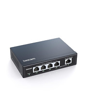 Loocam PoE Switch 4 Port, 5 Port Gigabit PoE Switch - 4 Port PoE+ @ 65W and 1 Up picture